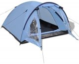 Tente camping imperméable pour 3 personnes bleu 91012FR