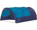 Tente de camping imperméable 6 personnes bleu 90414FR