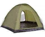 Tente camping imperméable pour 6 personnes vert 91010FR