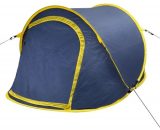 Tente de camping pour 2 personnes bleu-marine / Jaune 90672FR
