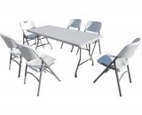 Ensemble de réception table plateau pliant 180cm et 6 chaises pliantes 183TALOTP