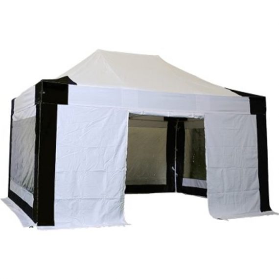 Tente pliante 3x4.5m Pack complet Acier 32mm Polyester 300g/m² TP34530-PA-BEN