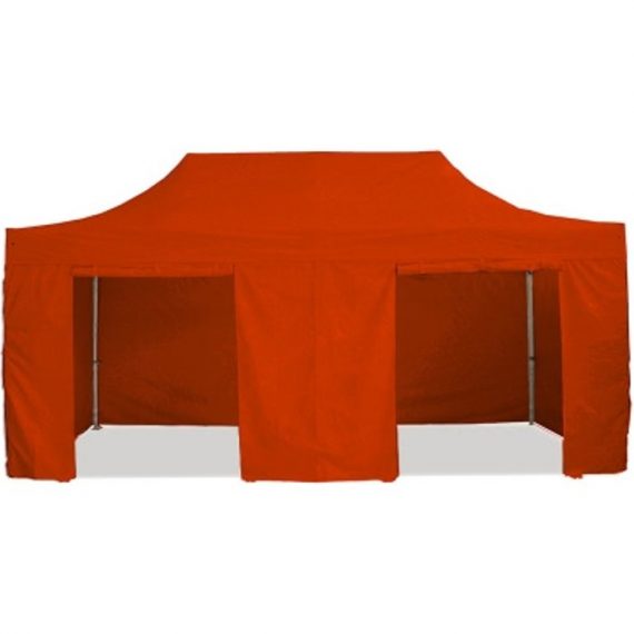 Tente pliante 3x6m Pack complet Acier 32mm Polyester 300g/m² TP3630-PA-RO