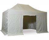 Tente pliante 3x4.5m Pack complet Acier 32mm Polyester 300g/m² TP34530-PA-IV