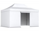 Tente pliante 3x4.5m Pack complet Acier 32mm Polyester 300g/m² TP34530-PA-BU