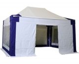 Tente pliante 3x4.5m Pack complet Acier 32mm Polyester 300g/m² TP34530-PA-BEB