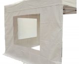 Côté bâche fenêtre 4m PVC 520g/m² - Unité BAFE5204TPBU interouge