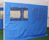 Côté Bâche 2 fenêtres avec rideau 3m - polyester 300g/m² - unité BA2FR3003TPBL interouge