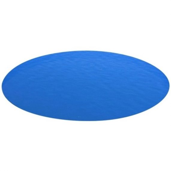 Bâche solaire bleue pour piscine ronde en PE 549 cm 90674FR