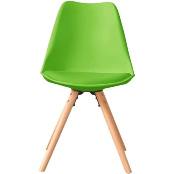 Chaise de table style scandinave pieds bois 4 coloris - Lot de 2 CH05003VA interouge home