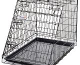PawHut Cage de transport pour chien taille XL dim. 93L x 58l x 65H cm métal noir 3662970061633 D02-034