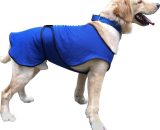 PawHut Manteau rafraîchissant pour chien manteau d'été taille L polyester bleu 3662970045763 D09-001V01