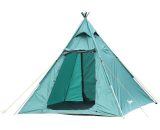 Outsunny Tente tipi camping 4 pers. 2 grandes portes vert 3662970062999 A20-135