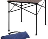 Outsunny Table de camping pliante  4 pers. en aluminium 3662970063330 84B-403
