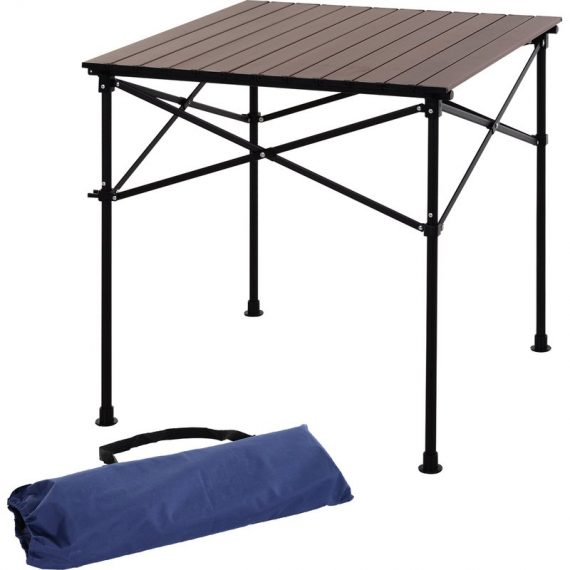 Outsunny Table de camping pliante  4 pers. en aluminium 3662970063330 84B-403