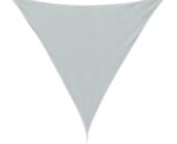 Outsunny Voile d'ombrage triangulaire grande taille 3 x 3 x 3 m polyéthylène haute densité résistant aux UV coloris crème 01-0617 3662970016008