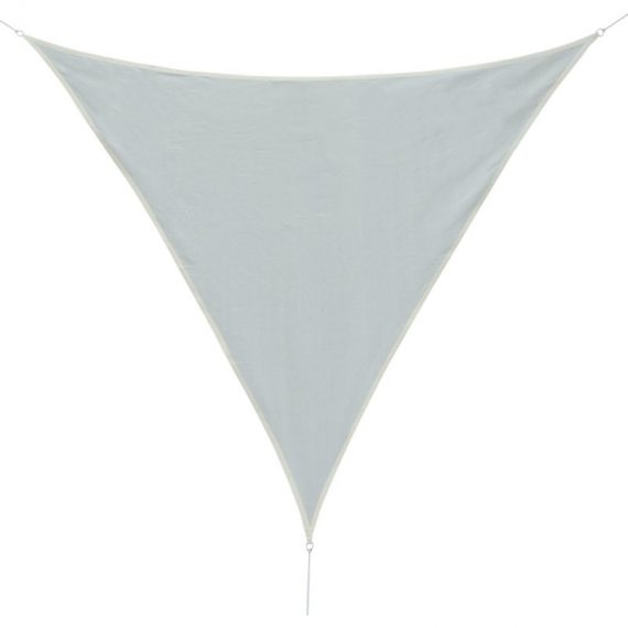 Outsunny Voile d'ombrage triangulaire grande taille 3 x 3 x 3 m polyéthylène haute densité résistant aux UV coloris crème 01-0617 3662970016008