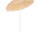 Outsunny Parasol de Plage Jardin Design Hawai 160 cm Raphia Artificiel Sable Ø1,6 m x 1,9 m Beige 01-0025 6932185953458