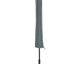 Outsunny Housse de protection imperméable pour parasol droit avec fermeture éclair et cordon de serrage gris 84B-064 3662970016534