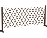 Outsunny Treillis extensible clôture treillis rétractable pour plantes grimpantes bois de sapin 225 x 30 x 106 cm 844-324V01 3662970092927
