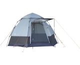Outsunny Tente de camping pop-up 3-4 personnes oxford 210D, polyester 210T, fibre de verre, acier 2,6L x 2,6l x 1,5H m noir gris A20-128 3662970062975